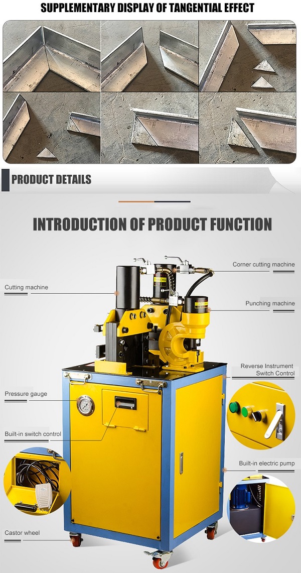Máy gia công thanh cái VHB-75 Angle Bar Processing Machine