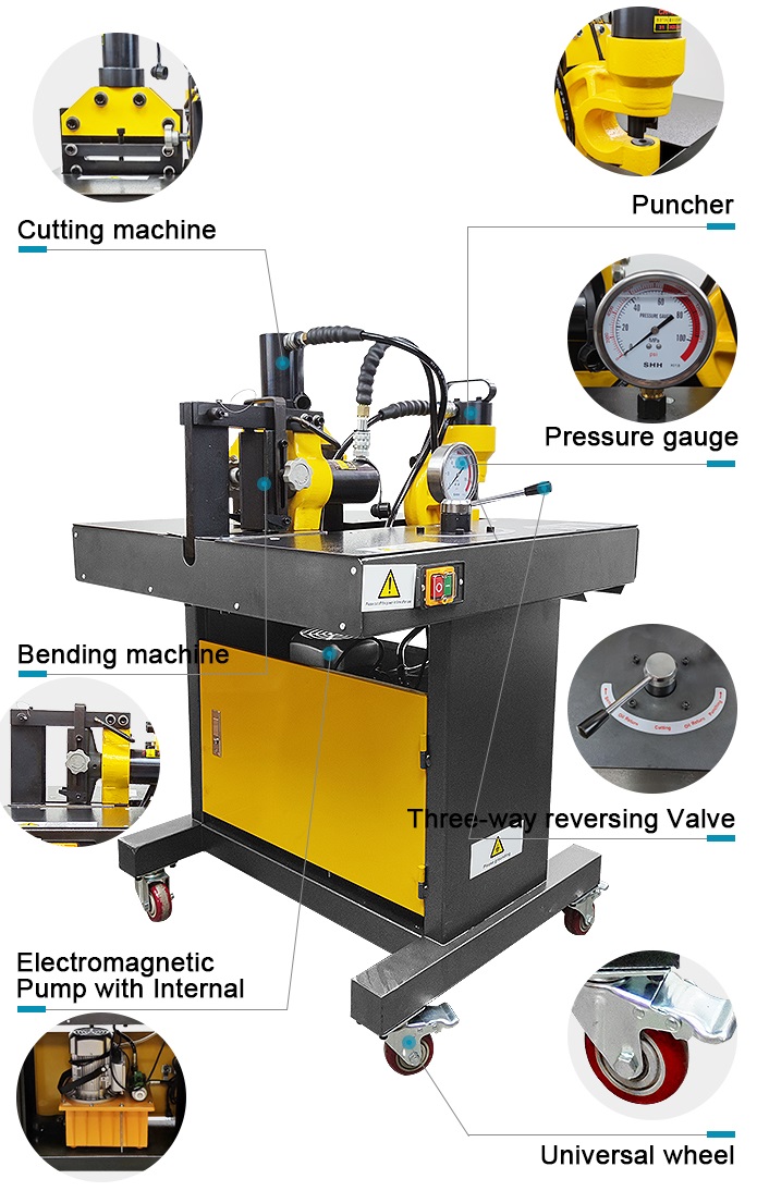 Máy gia công thanh cái DHY-150 Busbar Processing Machine dhy 150