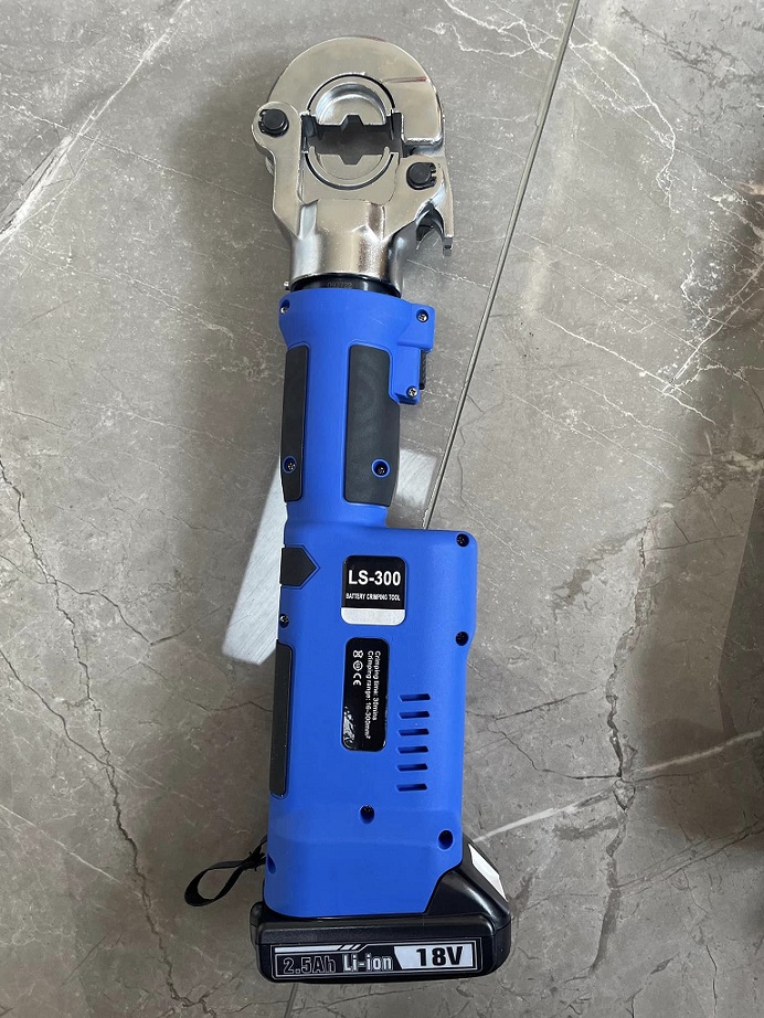 Kìm ép cos chạy pin LS300 và máy gia công thanh cái dùng trong ngành lắp tủ điện LS300