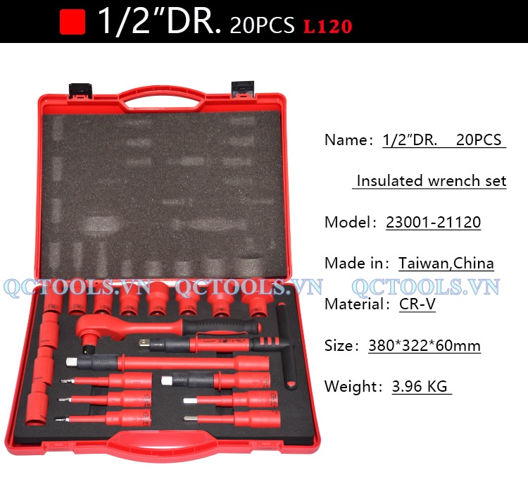20PCS Insulated wrench set 12 inch