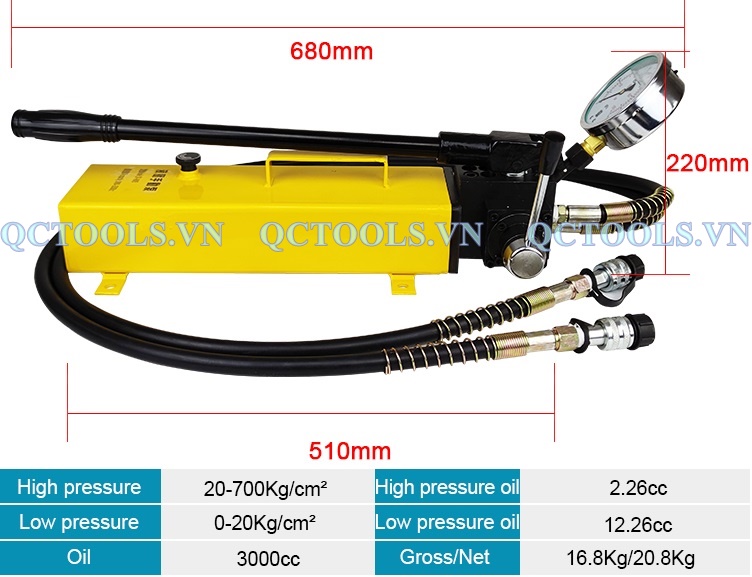 Bom tay thuy luc 2 chieu CP 800S