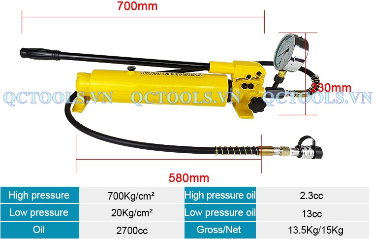 Bom tay thuy luc 700 bar CP 700A B