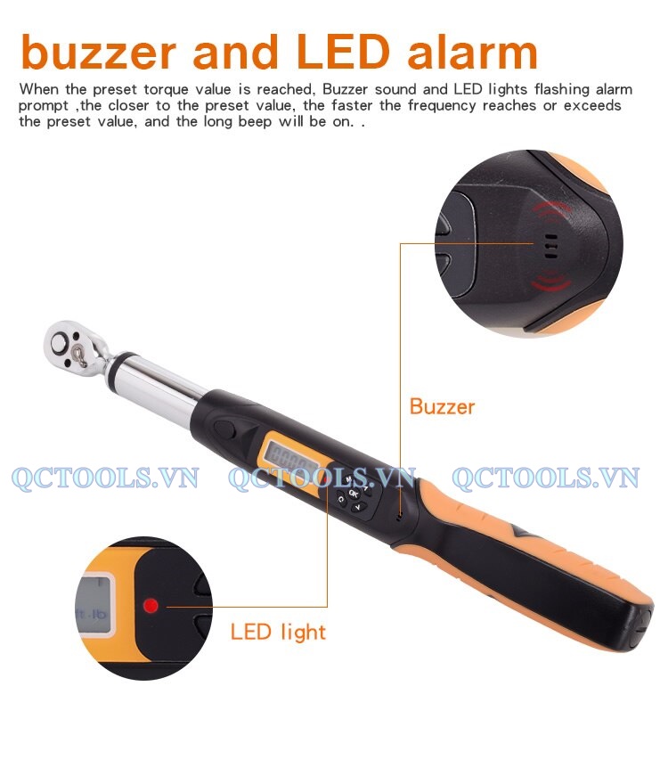 Cờ lê lực điện tử 2-60 N.m Digital Torque Wrench ts