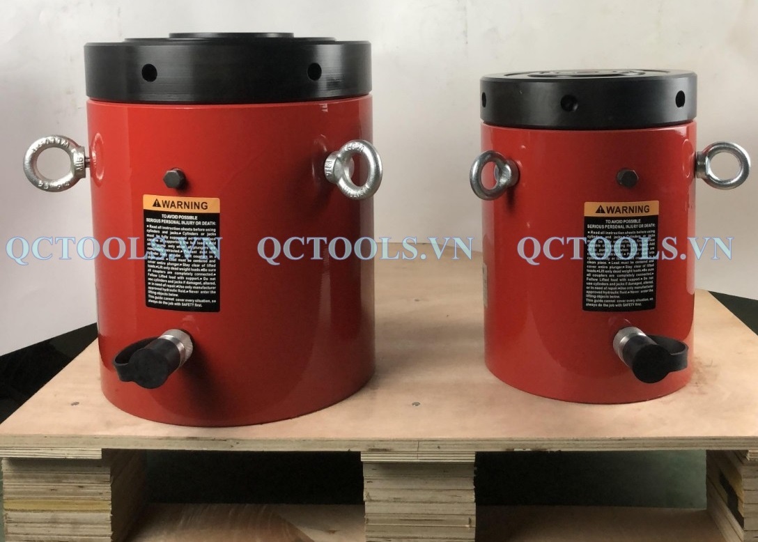 Kích thủy lực vòng hãm khóa tải 10 tấn, 20 tấn, 30 tấn, 50 tấn, 100 tấn, 200 tấn và 300 tấn Kich thuy luc vong ham 200 va 300 tan