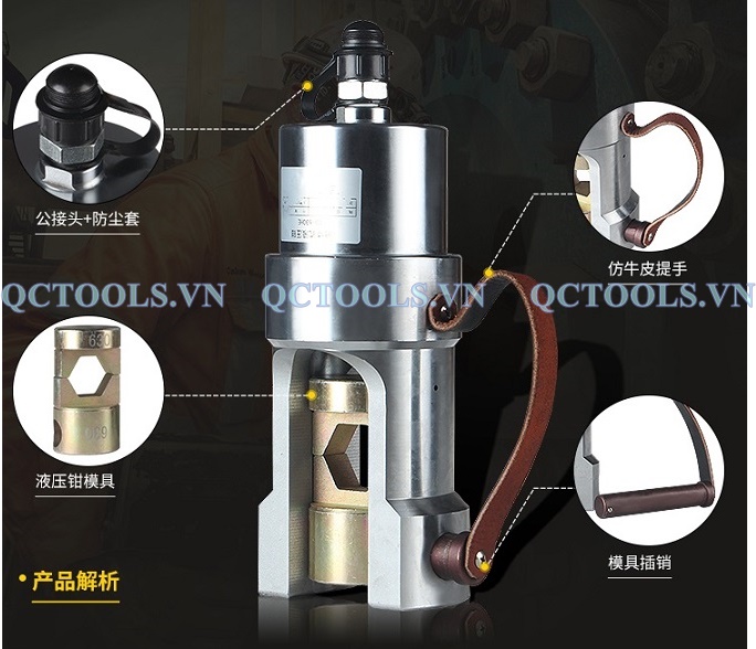 Đầu ép cos thủy lực CO-630HE CO 630HE 4