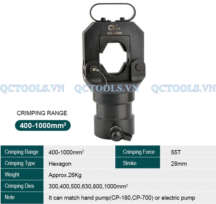 Thong so dau ep cos thuy luc roi bom FYQ 1000