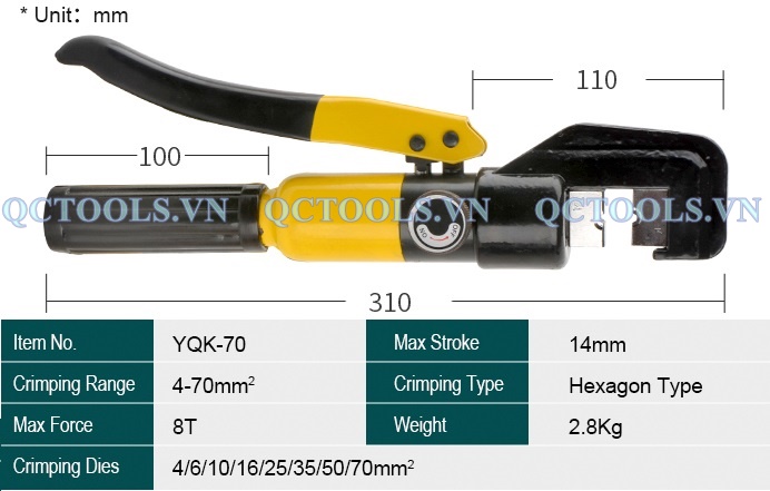 Thong so kim ep cos YQK 70