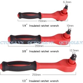 Cần tự động cách điện 1000V dài 150 mm 1/4" VDE ratchet wrench