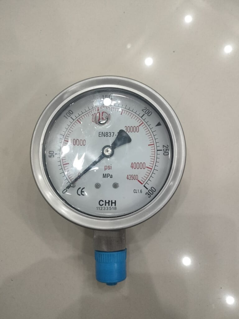 Cung cấp đồng hồ đo áp suất 1600 bar, 2000 bar, 2500 bar, 3000 bar, 4000 bar Dong ho do ap suat 43500 Psi