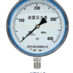 Đồng hồ đo áp suất 4000 bar mặt 150 mm YTN-150/(0-400Mpa)