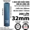 Khẩu tuýp 1 inch dài 200 mm lục giác 32 mm
