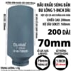Khẩu tuýp 1 inch dài 200 mm lục giác 70 mm