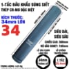Khẩu tuýp 1 inch dài 300 mm lục giác 34 mm