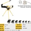 Máy uốn ống thủy lực TLP HHW-3J